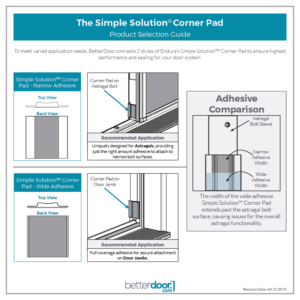 Endura Simple Solution™ Corner Pad | Weathersealing