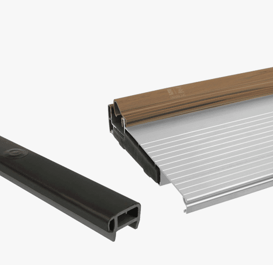 891676 Fixman Slimline Door Threshold 914mm Silver Improves Insulation 