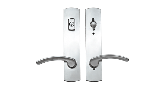 Door Locks & Hardware Silver Handsets