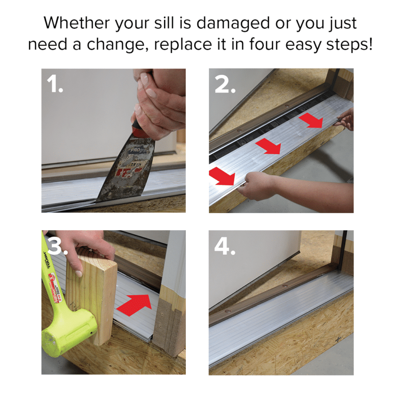 Endura ZSeries RDS Sill with Bumper Outswing Cap BetterDoor